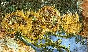 Vincent Van Gogh Four Cut Sunflowers Germany oil painting artist